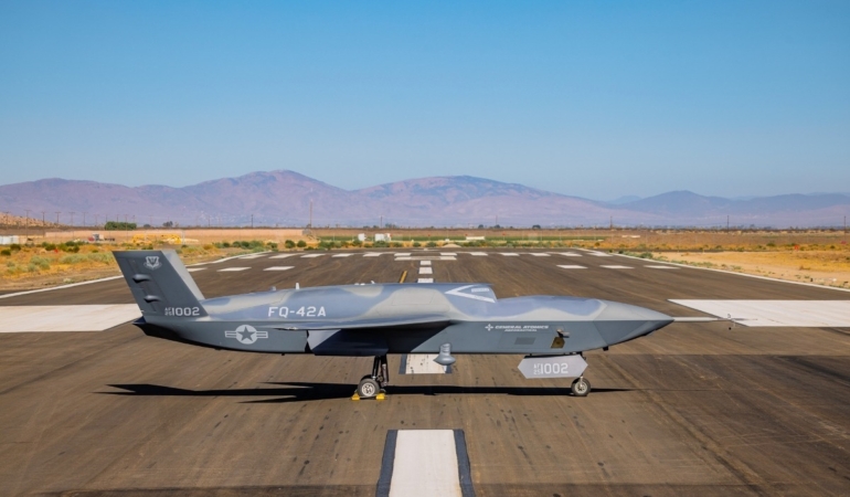 General Atomics Partners With Spirit Defense for FQ-42 Combat Aircraft Production